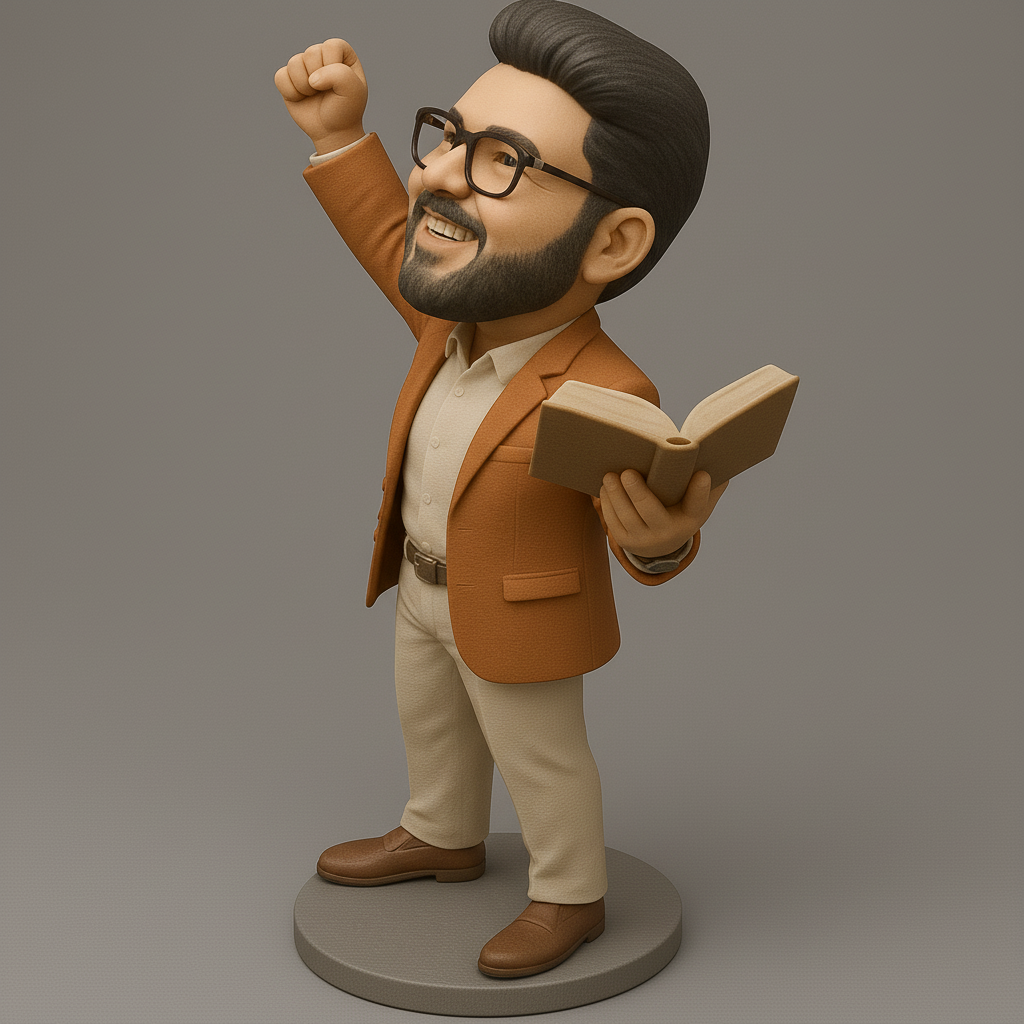 face anatomy 3d model-create 3d face model from photo_Inspiring Speaker Figurine