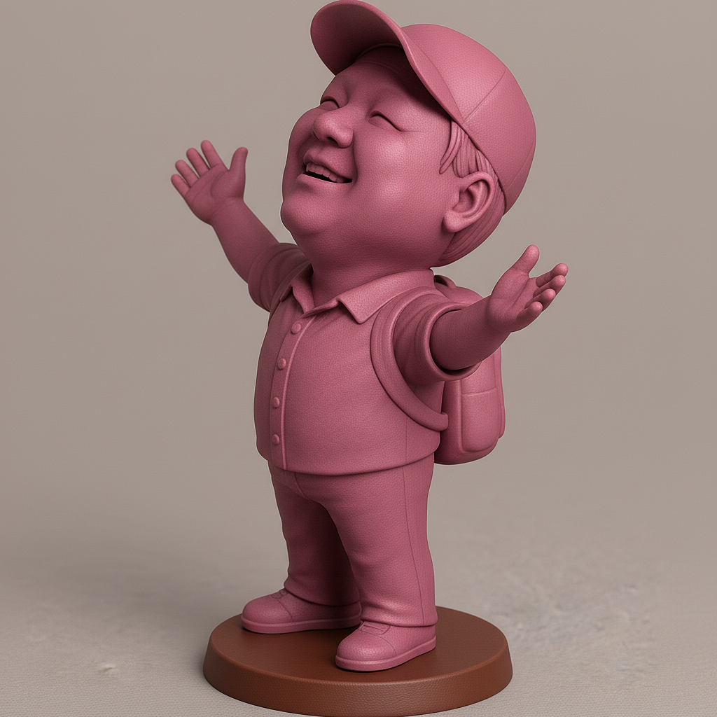 face anatomy 3d model-create 3d face model from photo_Joyful Adventurer 3D Model