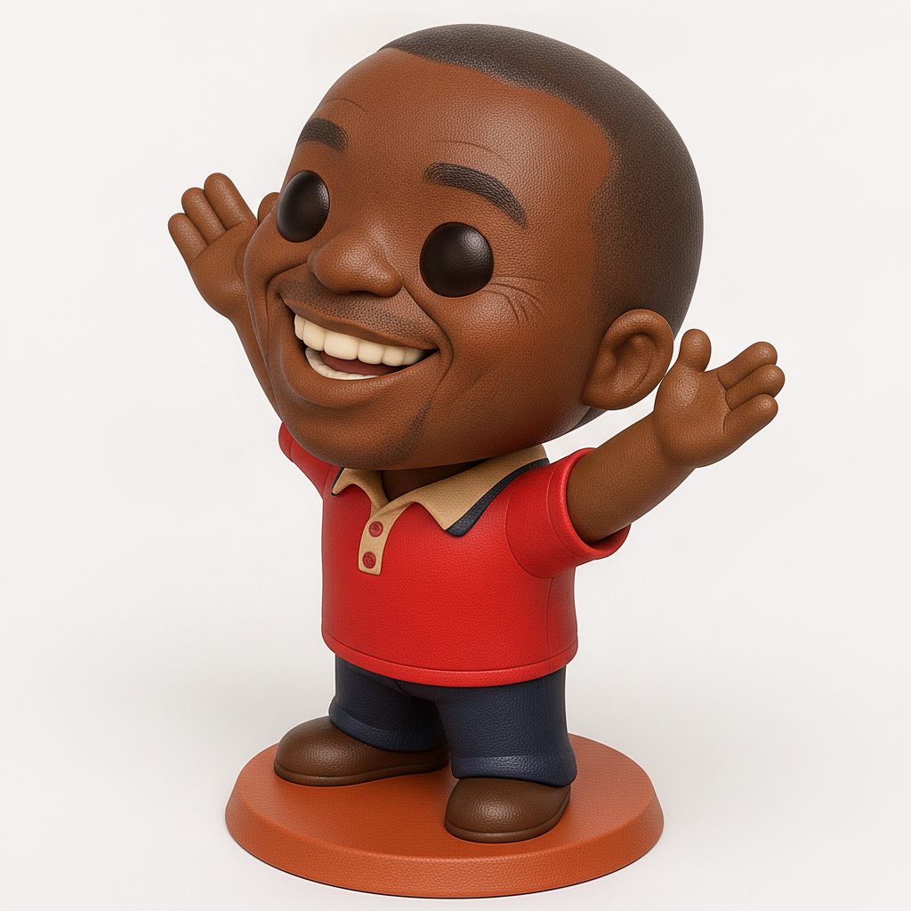 face anatomy 3d model-create 3d face model from photo_Bring Joy Home: Smiling Character Figurine
