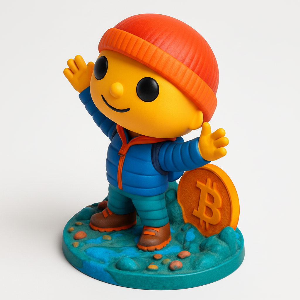 face anatomy 3d model-create 3d face model from photo_HODL Hero: Bitcoin Adventurer Desk Buddy