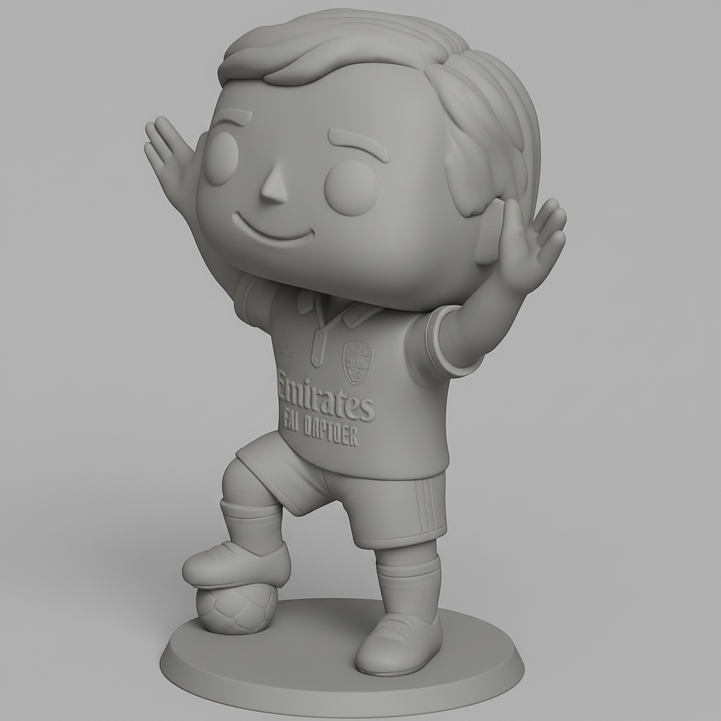 face to 3d model ai-3D portrait printing from photo_Print Your Own Football Star Funko Pop Style!