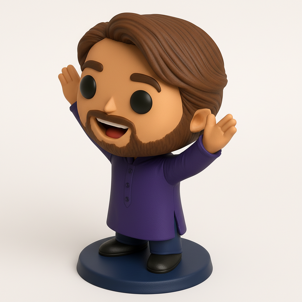 face anatomy 3d model-create 3d face model from photo_Joyful Personalized Funko-Style Figurine