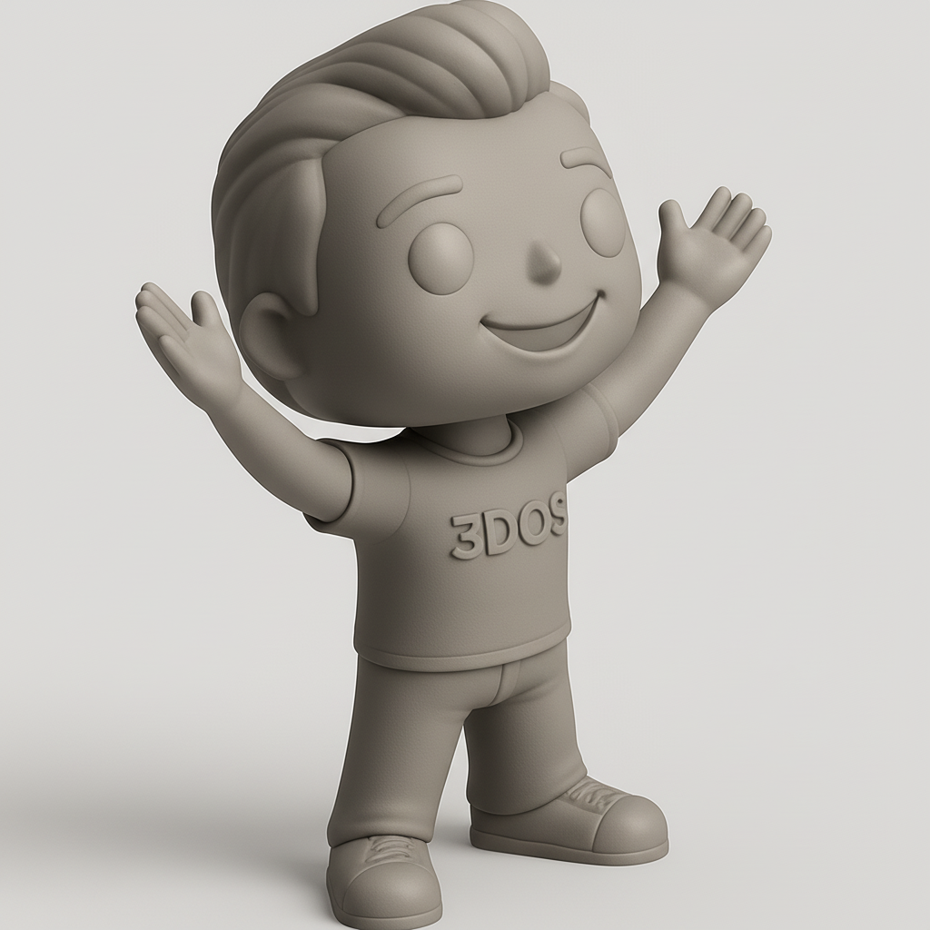 face anatomy 3d model-create 3d face model from photo_Happy 3DOS Figure: Easy-Print Desktop Companion!