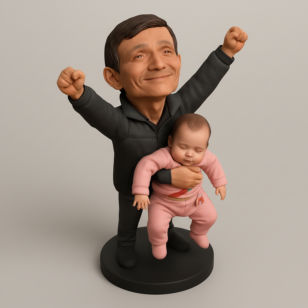 face anatomy 3d model-create 3d face model from photo_New Dad's Triumph: Celebrate Joy & Family Bond