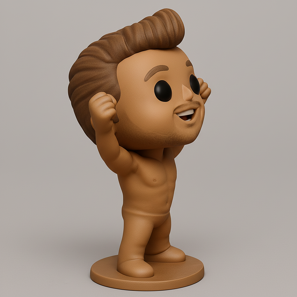 face to 3d model ai-3D portrait printing from photo_Celebrate Success: DIY Pop-Style Base Figure