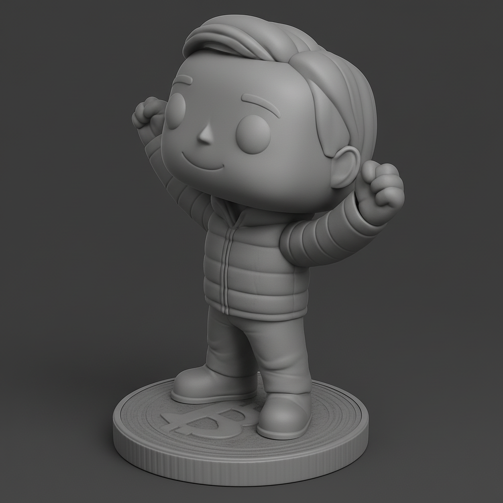 face anatomy 3d model-create 3d face model from photo_Winning Pop! Celebrate Every Success with This Figurine