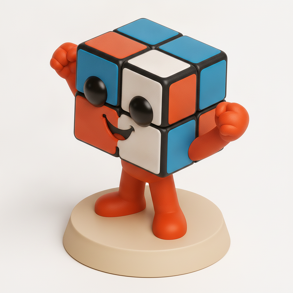 face anatomy 3d model-create 3d face model from photo_Triumphant Cube Buddy: Celebrate Every Win!