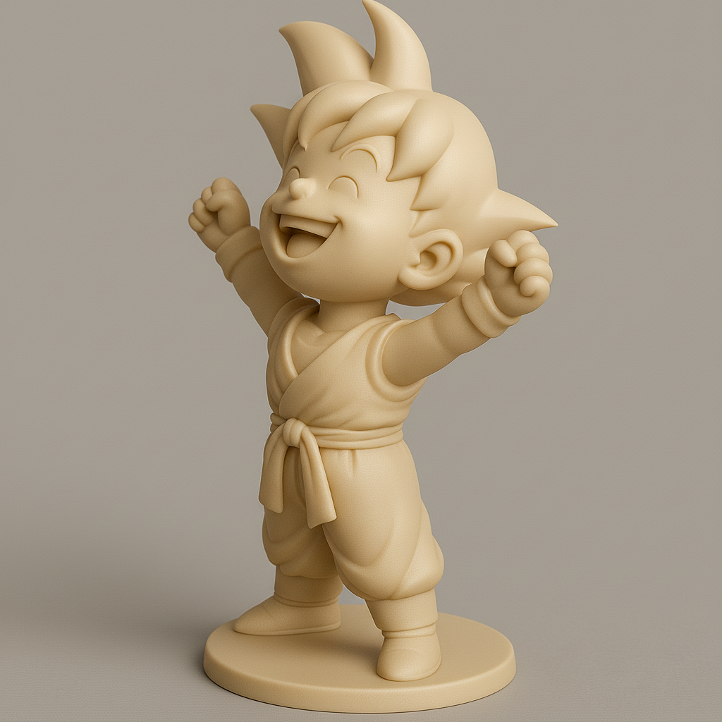 silhouette 3d printer maker-3d portrait printing_Joyful Heroic Character for 3D Printing