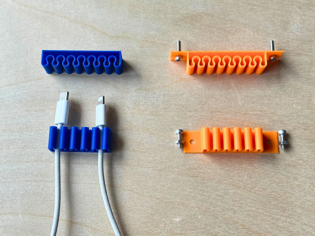 everyday 3D models-desktop gadget STL_Cable Organizer