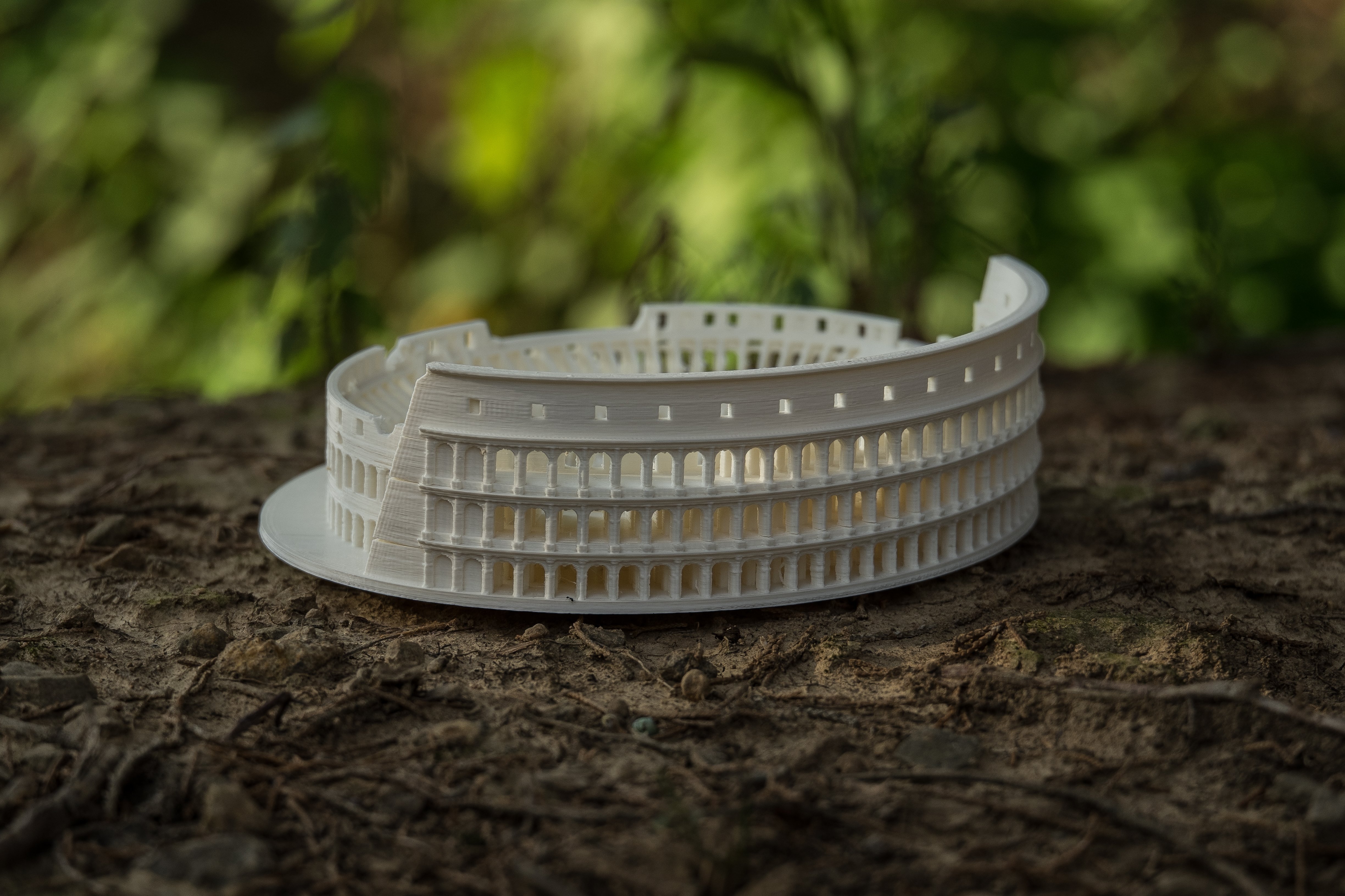 artistic statue STL-digital art figurines_Colosseum