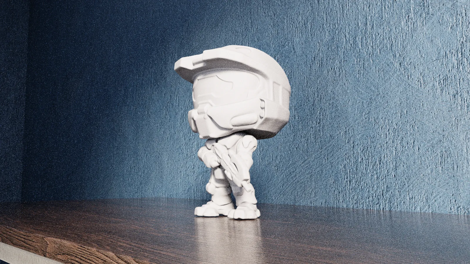 artistic statue STL-digital art figurines_Battle Sentinel