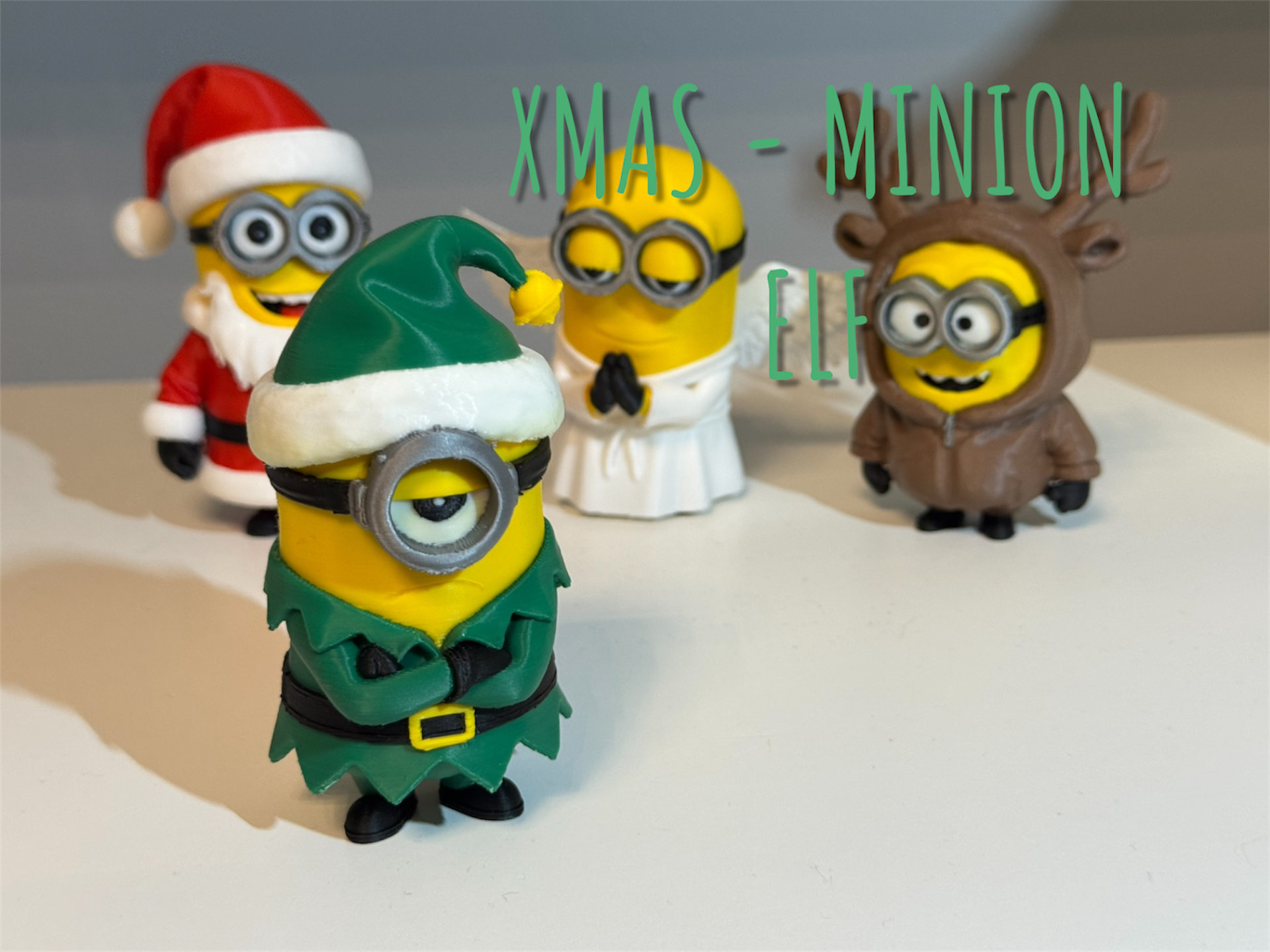 artistic statue STL-digital art figurines_Gnome Minion ELF