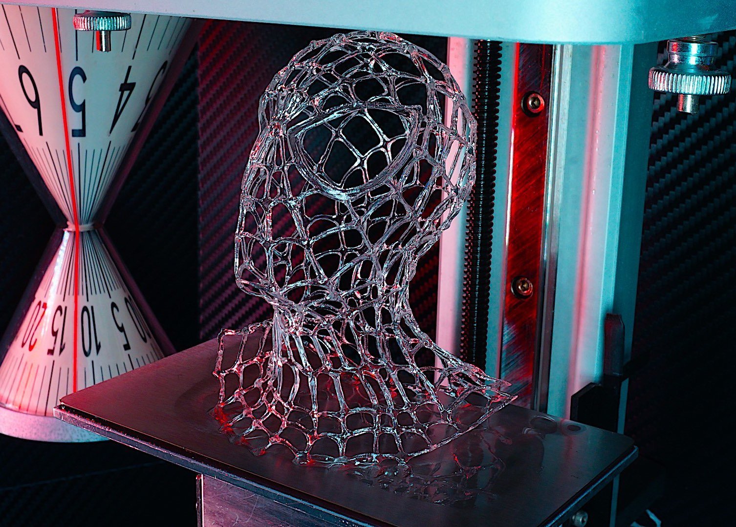 artistic statue STL-digital art figurines_Spider-Man Wireframe Head
