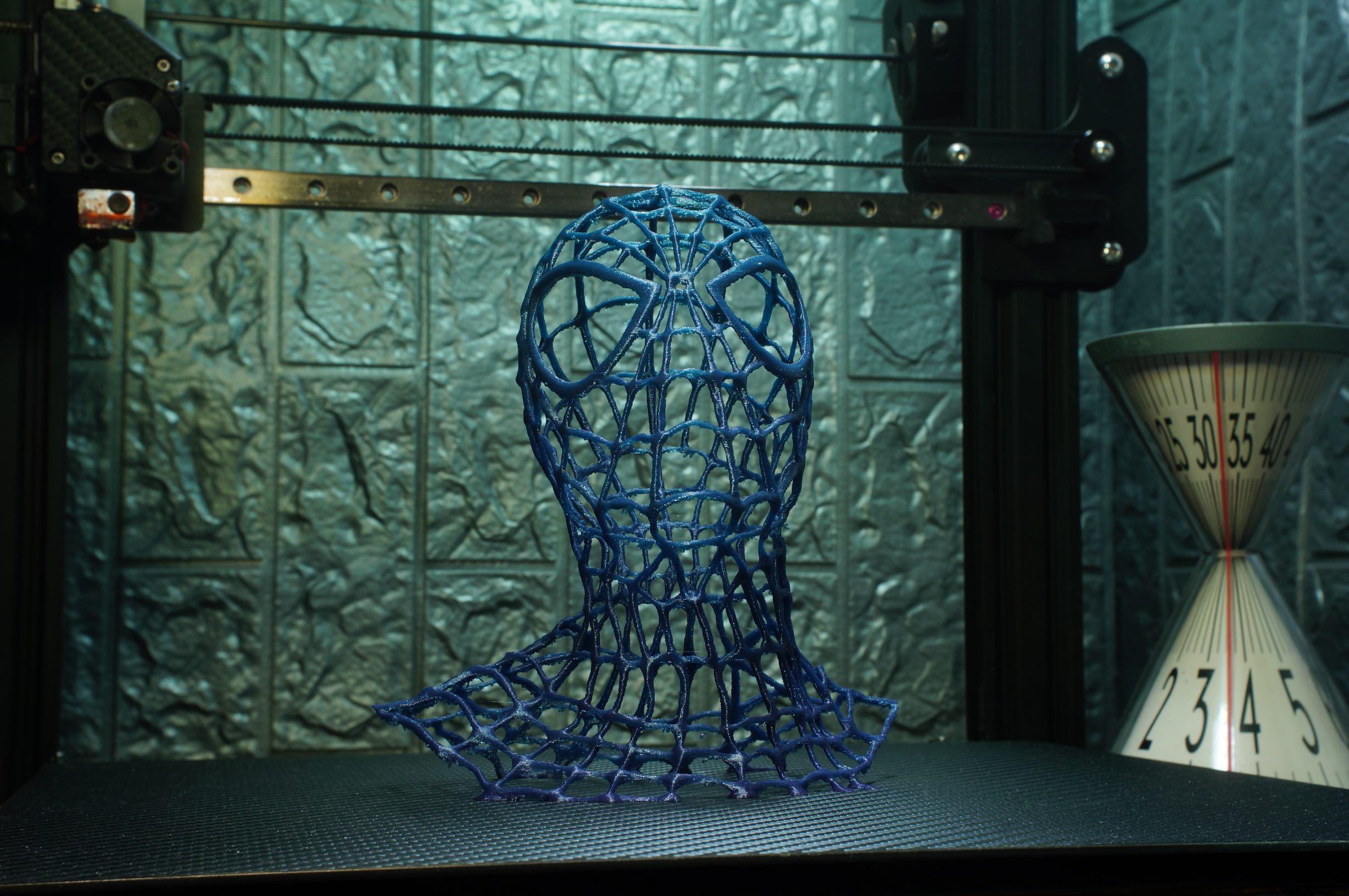 artistic statue STL-digital art figurines_Spider-Man Wireframe Head