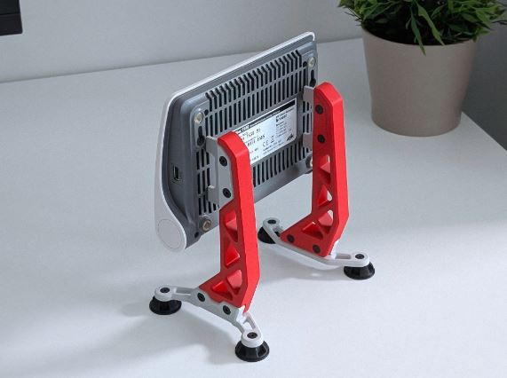 wearable gadgets STL-fantasy costume parts_FRITZ!Box stand