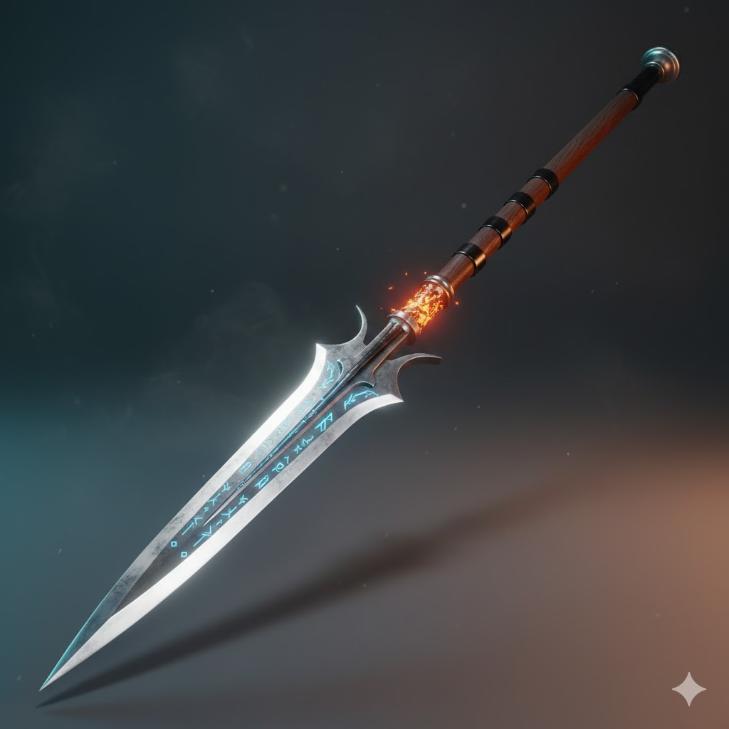 superhero STL files-collectible 3D figurines_The Holy Spear