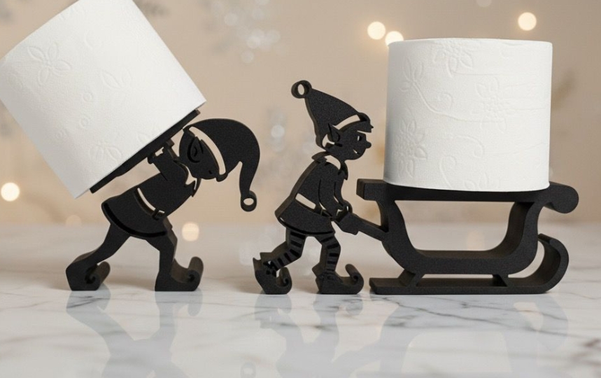 custom automotive 3D models-3D printable vehicle accessories_Toilet Tissue