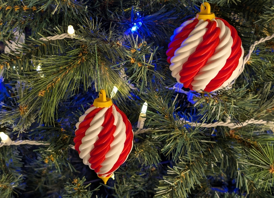 modular toy parts-interlocking 3D models_Christmass Rope ornaments