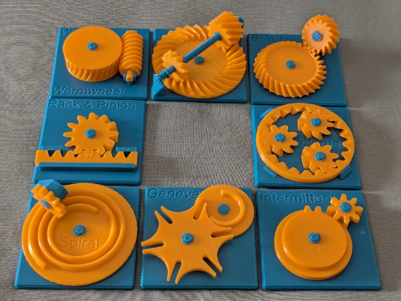 custom logo STL-embossed 3D sign designs_Educational Gear Examples 2