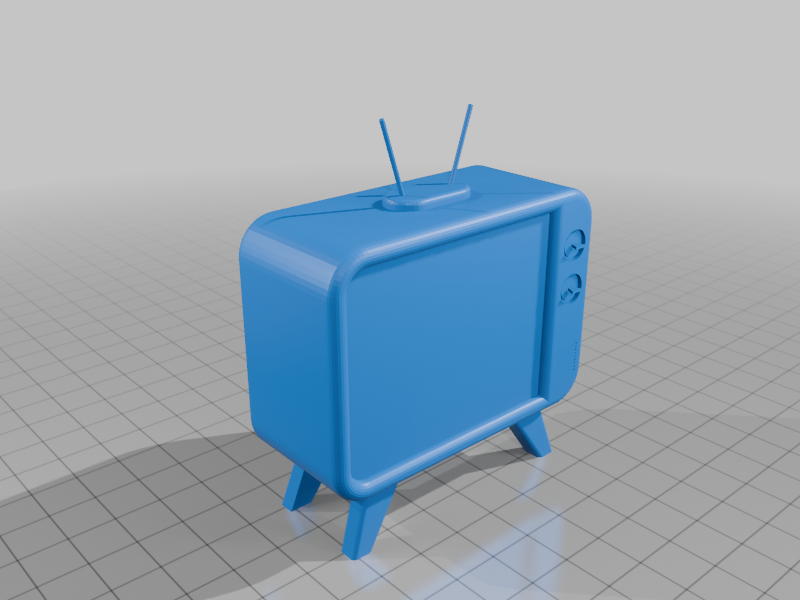 raspberry pi case STL-Arduino housing 3D model_Vintage TV