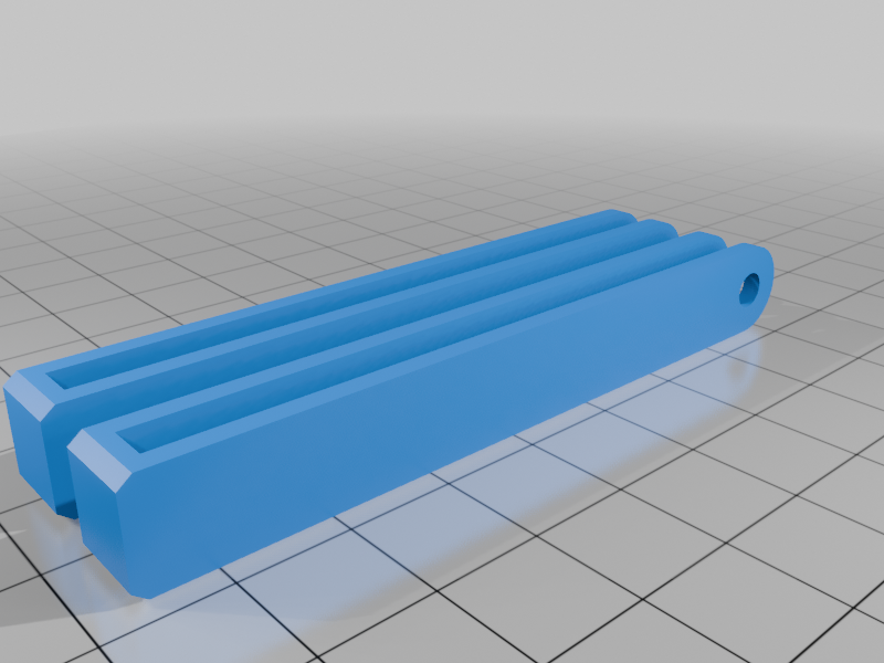 garden toy STL-flying toy 3D model_Drop Point Balisong Trainer