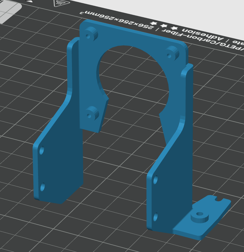 functional 3D components-engineering 3D print models_Neptune 3 Max Motherboard Fan & Sensor Mount