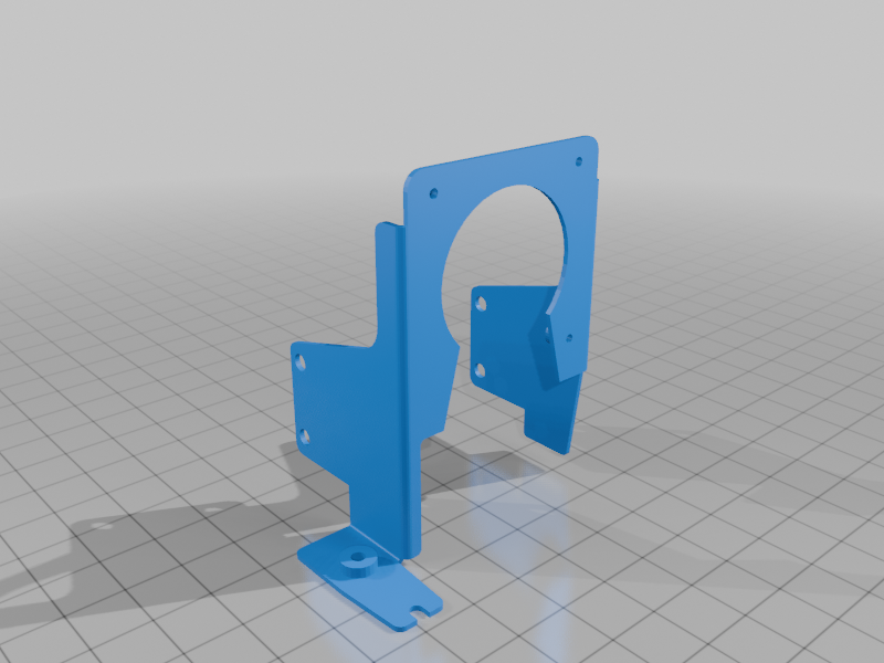 functional 3D components-engineering 3D print models_Neptune 3 Max Motherboard Fan & Sensor Mount