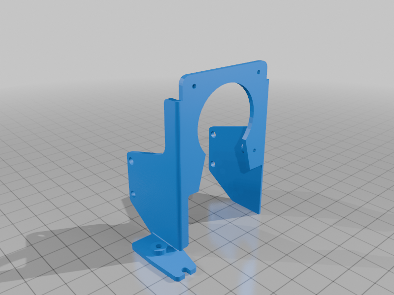 functional 3D components-engineering 3D print models_Neptune 3 Max Motherboard Fan & Sensor Mount