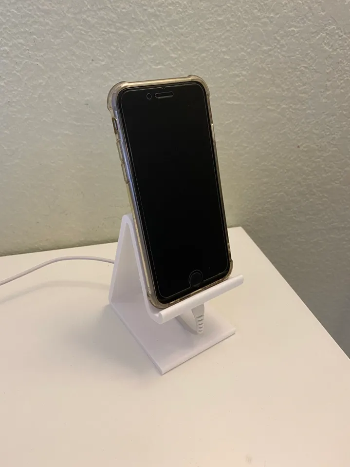 wearable gadgets STL-fantasy costume parts_Angle-View Smart Phone Charging Dock (3D Printed H