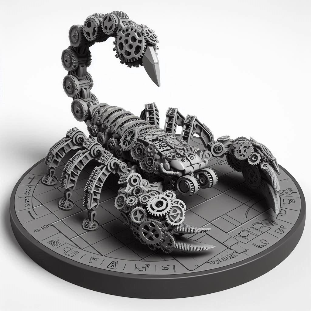 replica prop STL-3D printable cosplay weapons_ Scrap Scorpion