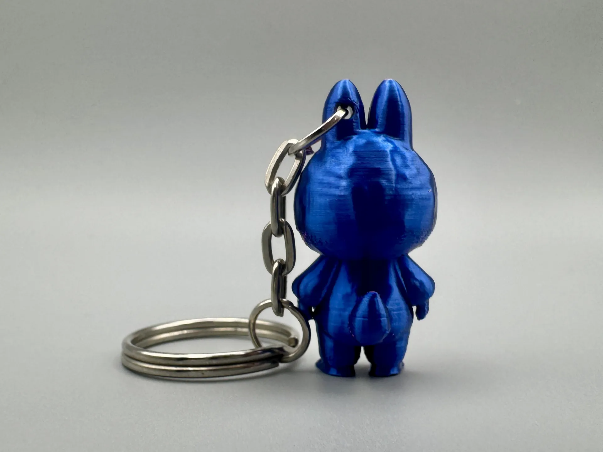 modular toy parts-interlocking 3D models_Labubu Keychain Mini Figure – Cute Character Charm