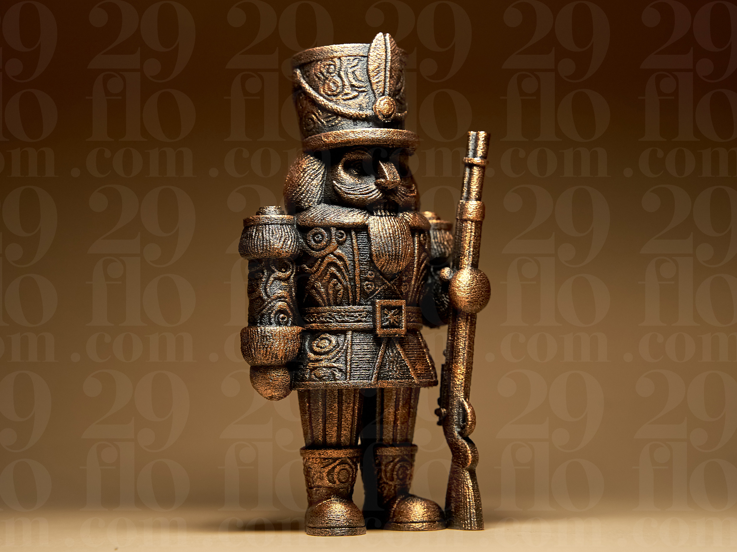 artistic statue STL-digital art figurines_Ornate Nutcracker