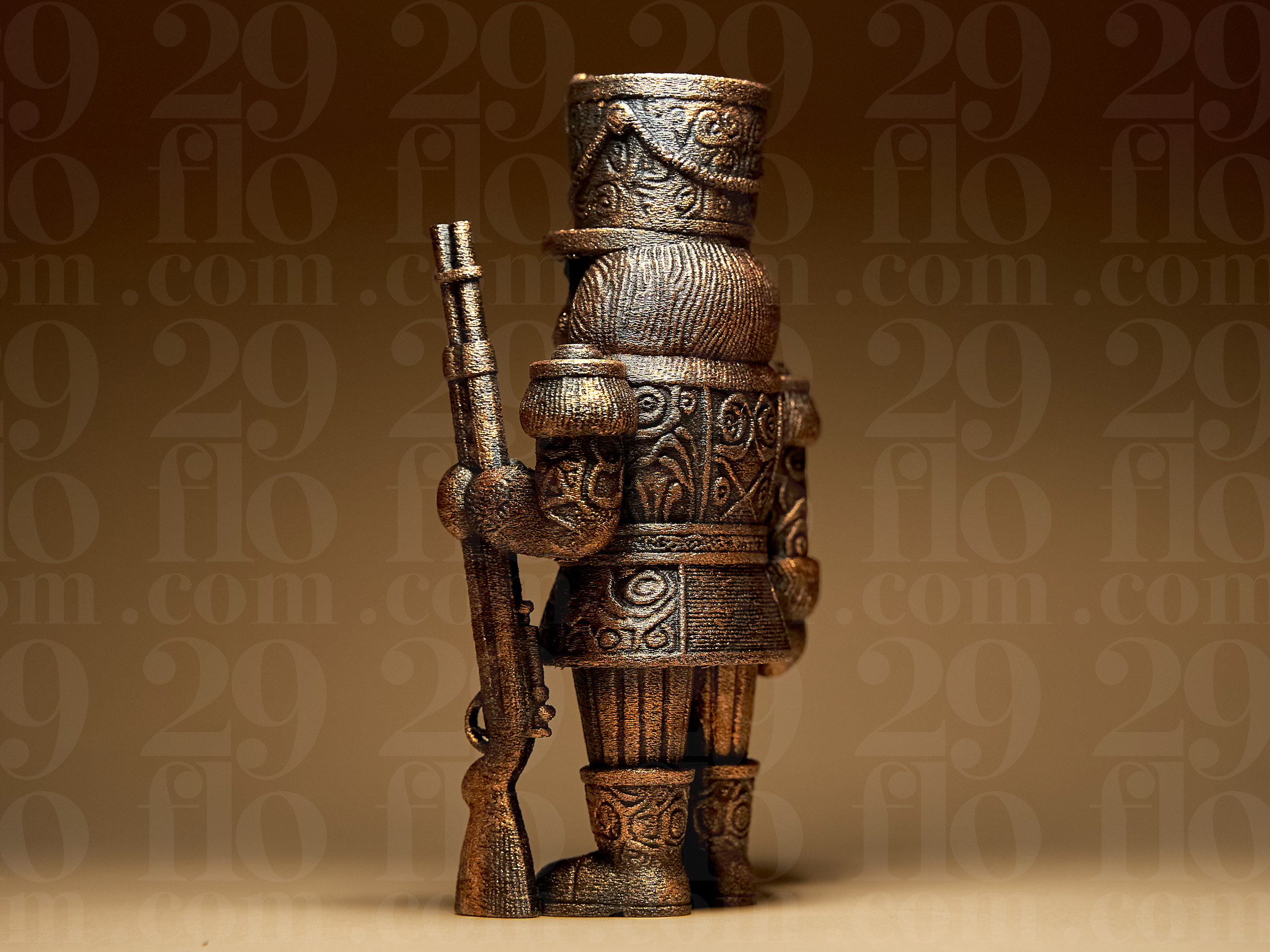 artistic statue STL-digital art figurines_Ornate Nutcracker