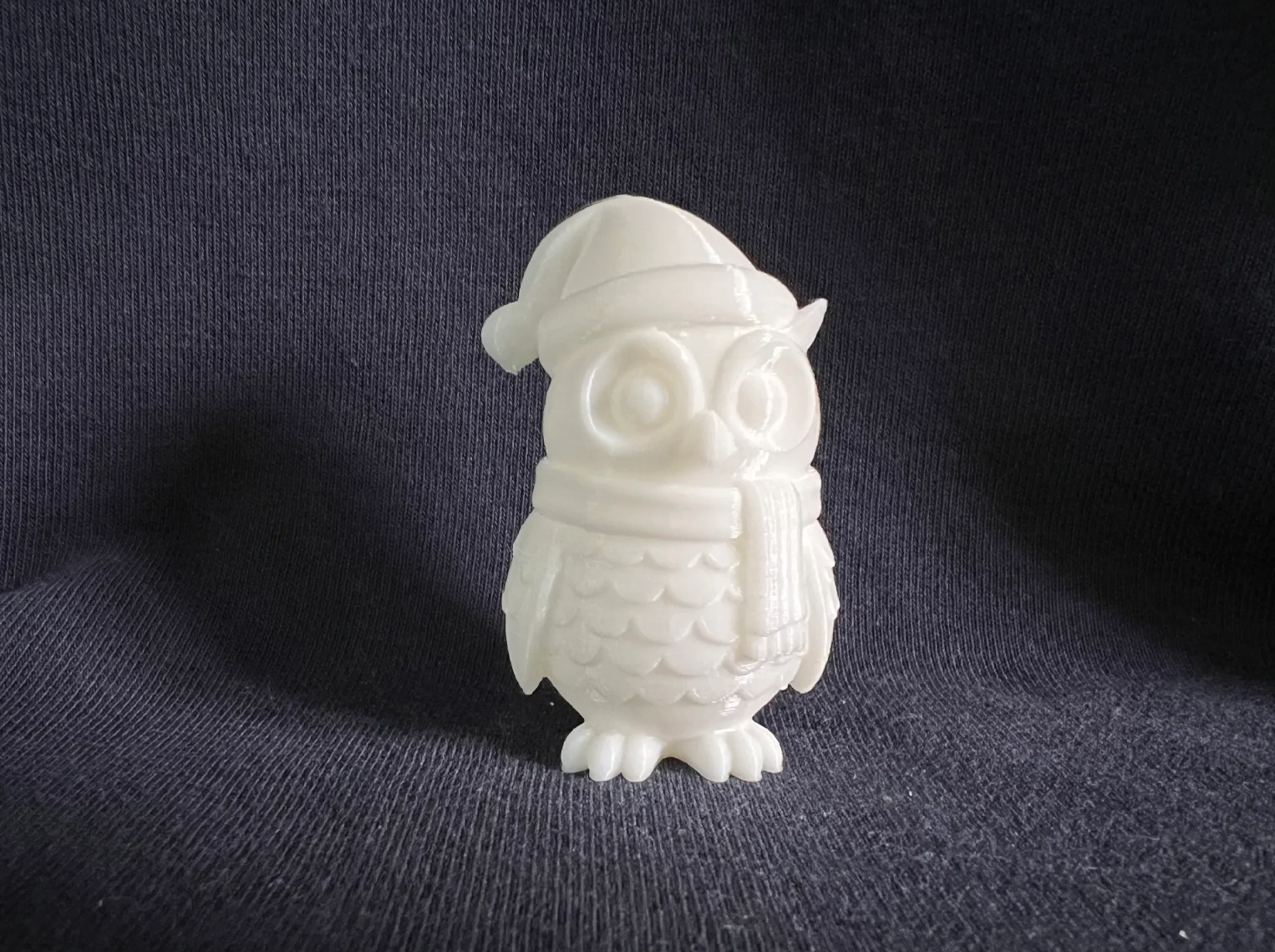 modular toy parts-interlocking 3D models_Christmas Owl