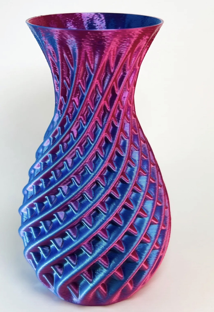 artistic statue STL-digital art figurines_Double Twist Vase