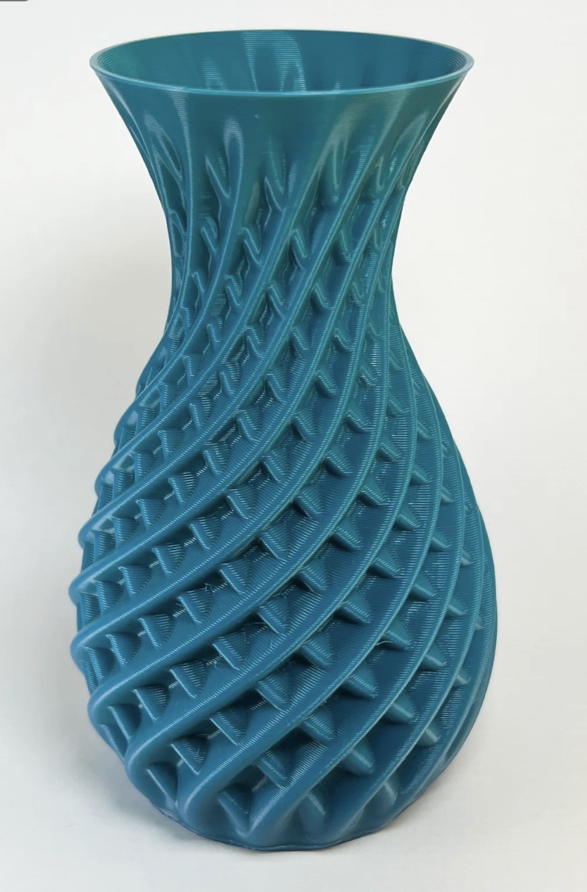 artistic statue STL-digital art figurines_Double Twist Vase