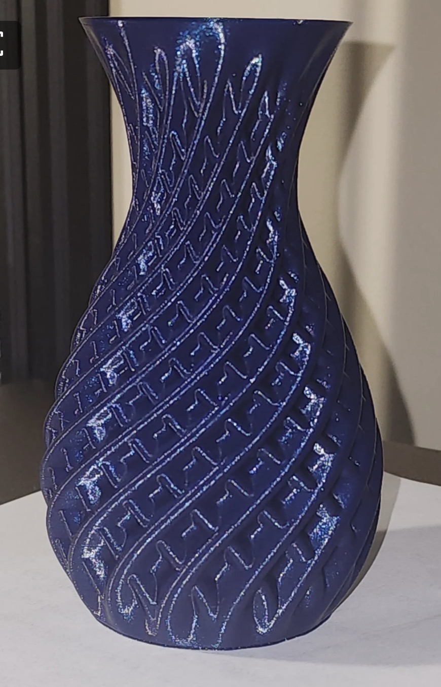 artistic statue STL-digital art figurines_Double Twist Vase