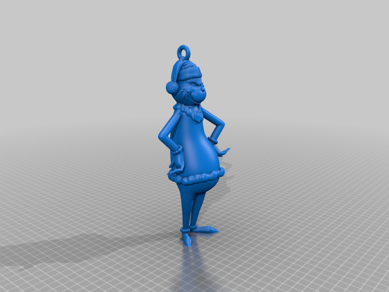 smartphone stand STL-tablet holder 3D model_Grinch