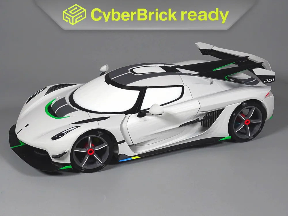 garden toy STL-flying toy 3D model_RC 1/12 Koenigsegg Jesko (GT-RC)