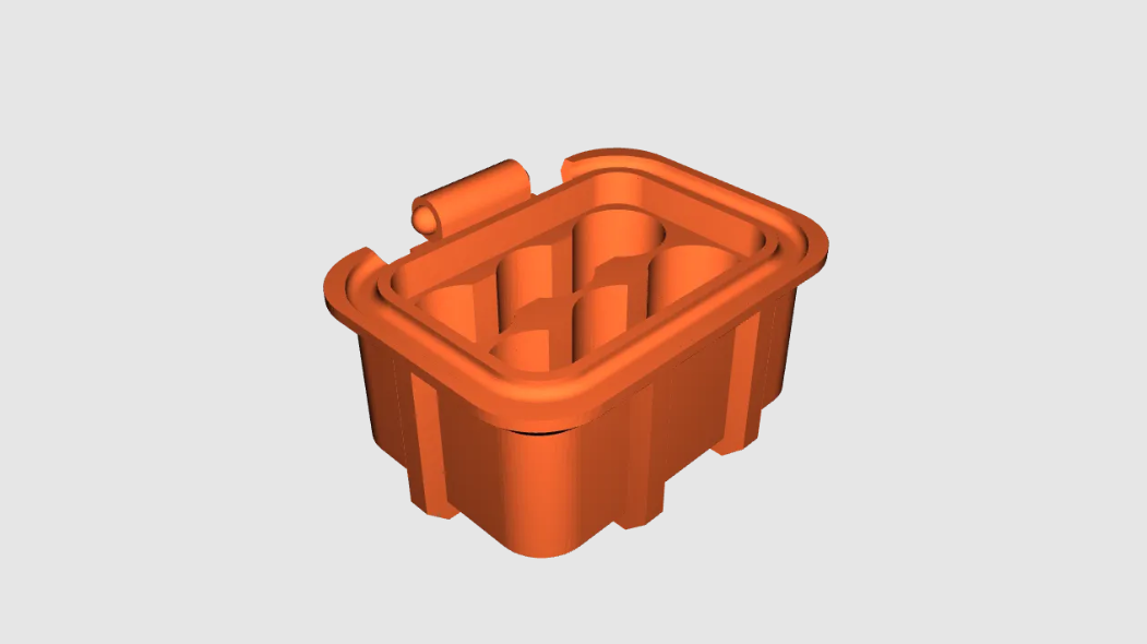 raspberry pi case STL-Arduino housing 3D model_23A Battery Case