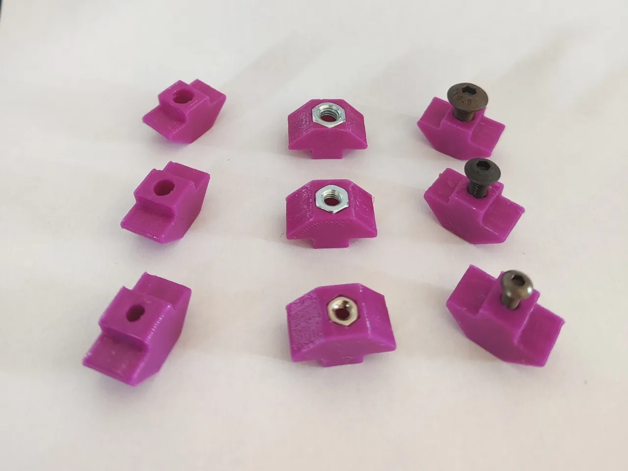 raspberry pi case STL-Arduino housing 3D model_T-Slot 4040 Nut Insert Set