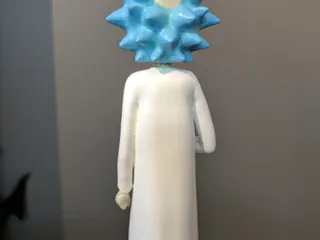 superhero STL files-collectible 3D figurines_Rick Sanchez – Rick and Morty 3D Model Model