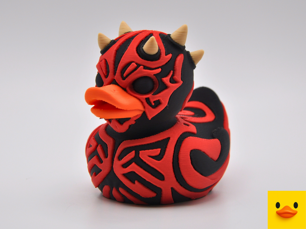 superhero STL files-collectible 3D figurines_Darth Maul Duck