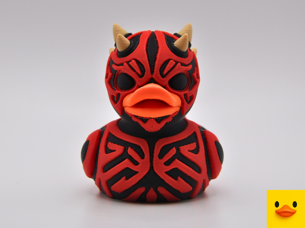 superhero STL files-collectible 3D figurines_Darth Maul Duck