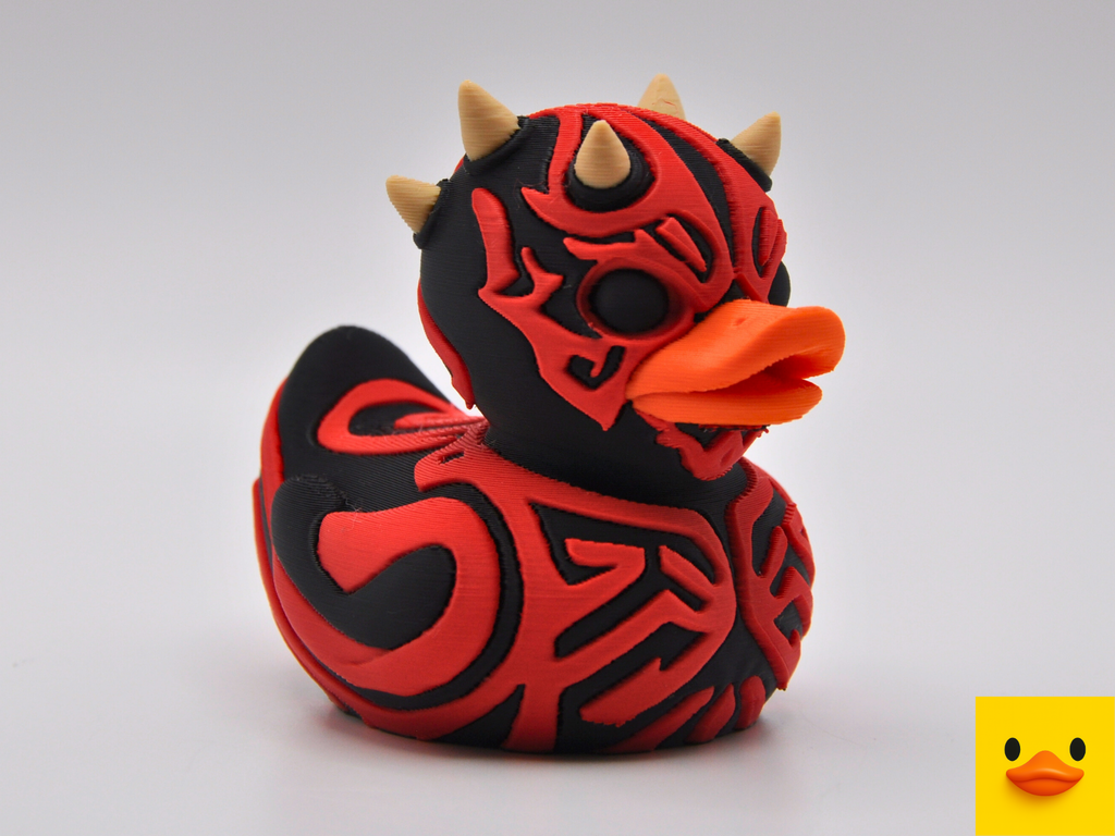 superhero STL files-collectible 3D figurines_Darth Maul Duck