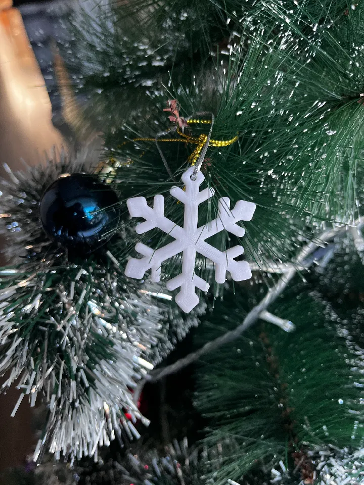 everyday 3D models-desktop gadget STL_snowflake