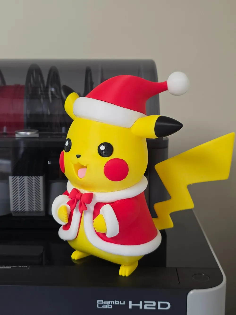 modular toy parts-interlocking 3D models_Pikachu (Pokémon) CHRISTMAS EDITION / NO AMS