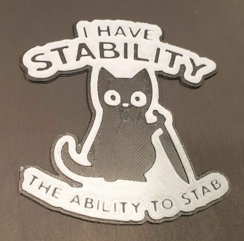 custom logo STL-embossed 3D sign designs_I Have Stability