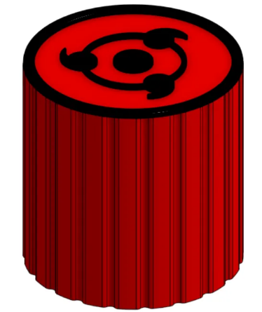 everyday 3D models-desktop gadget STL_Sharingan DJ Knobs
