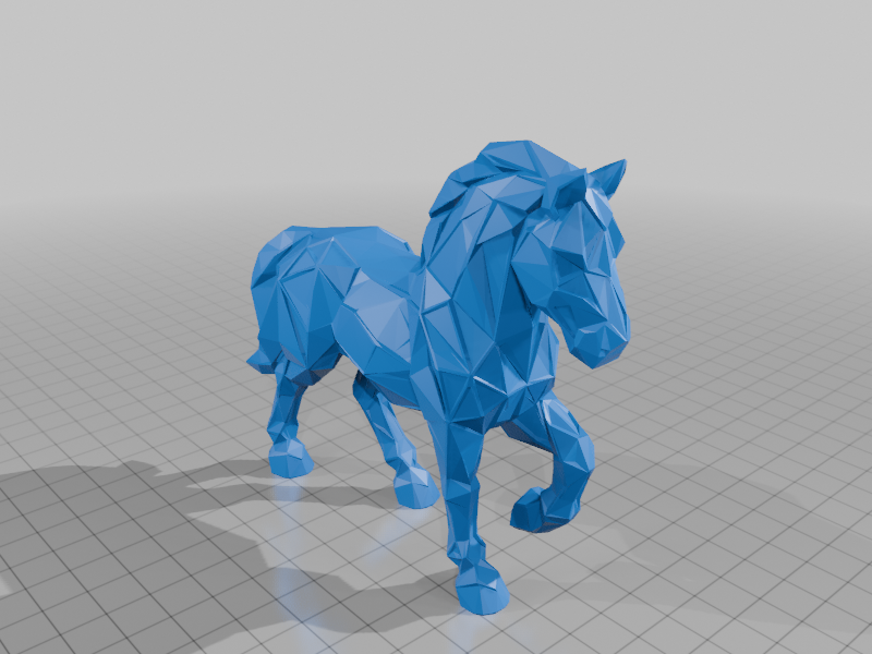 artistic statue STL-digital art figurines_CF Horse